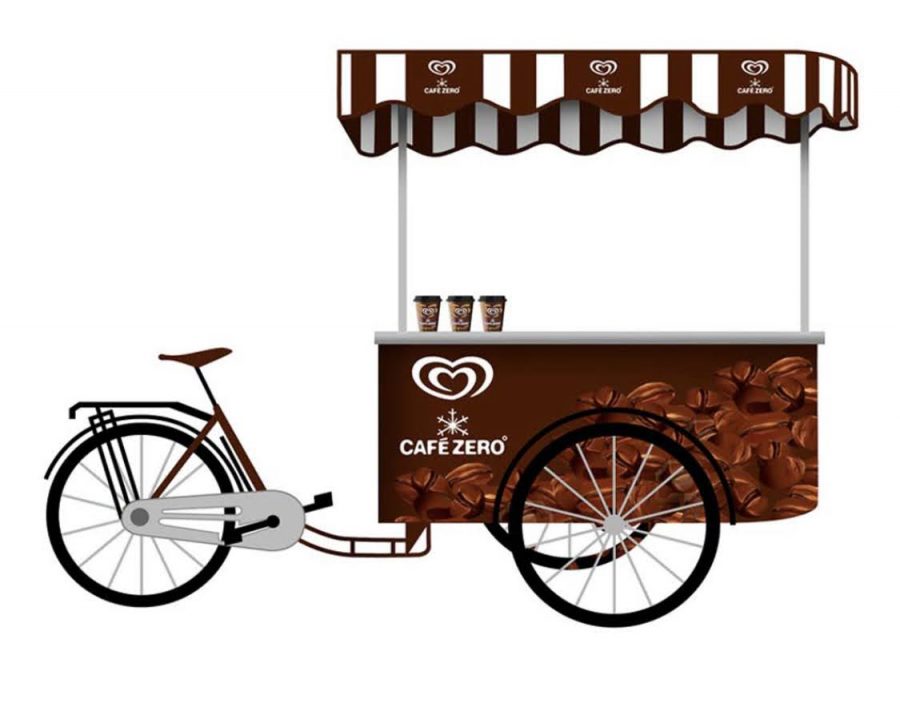Réalisation Stockresto Caravan Maroc - Café - Snack - Crêpière - Street Food - 26-Réalisation du Chariot à café mobile commercial extérieur