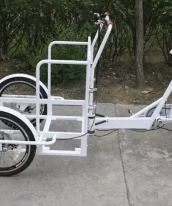 Réalisation Stockresto Caravan Maroc - Café - Snack - Crêpière - Street Food - 29-Tricycle motorisé à pédales pour adulte