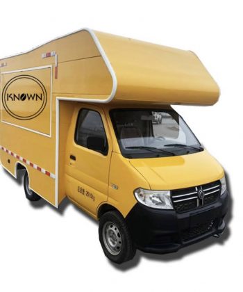 Réalisation Stockresto Caravan Maroc - Café - Snack - Crêpière - Street Food - 48-Réalisation Chariot De Nourriture De Rue Électrique