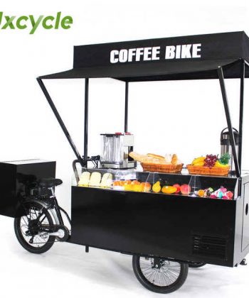 Réalisation Stockresto Caravan Maroc - Café - Snack - Crêpière - Street Food - 51-Tricycle électrique fast food