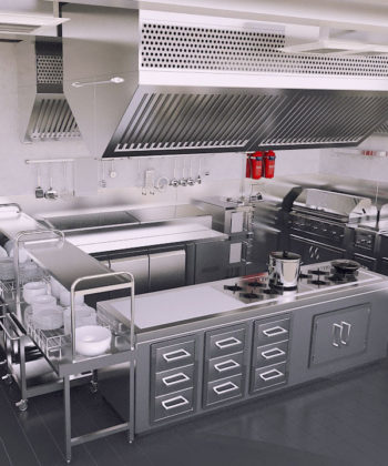 Réalisation Stockresto Inox Maroc - Table - Meuble - Cuisson - Equipement - 2-Conception et Réalisation Cuisine Inox Prestige Commerciale Haut de Gamme